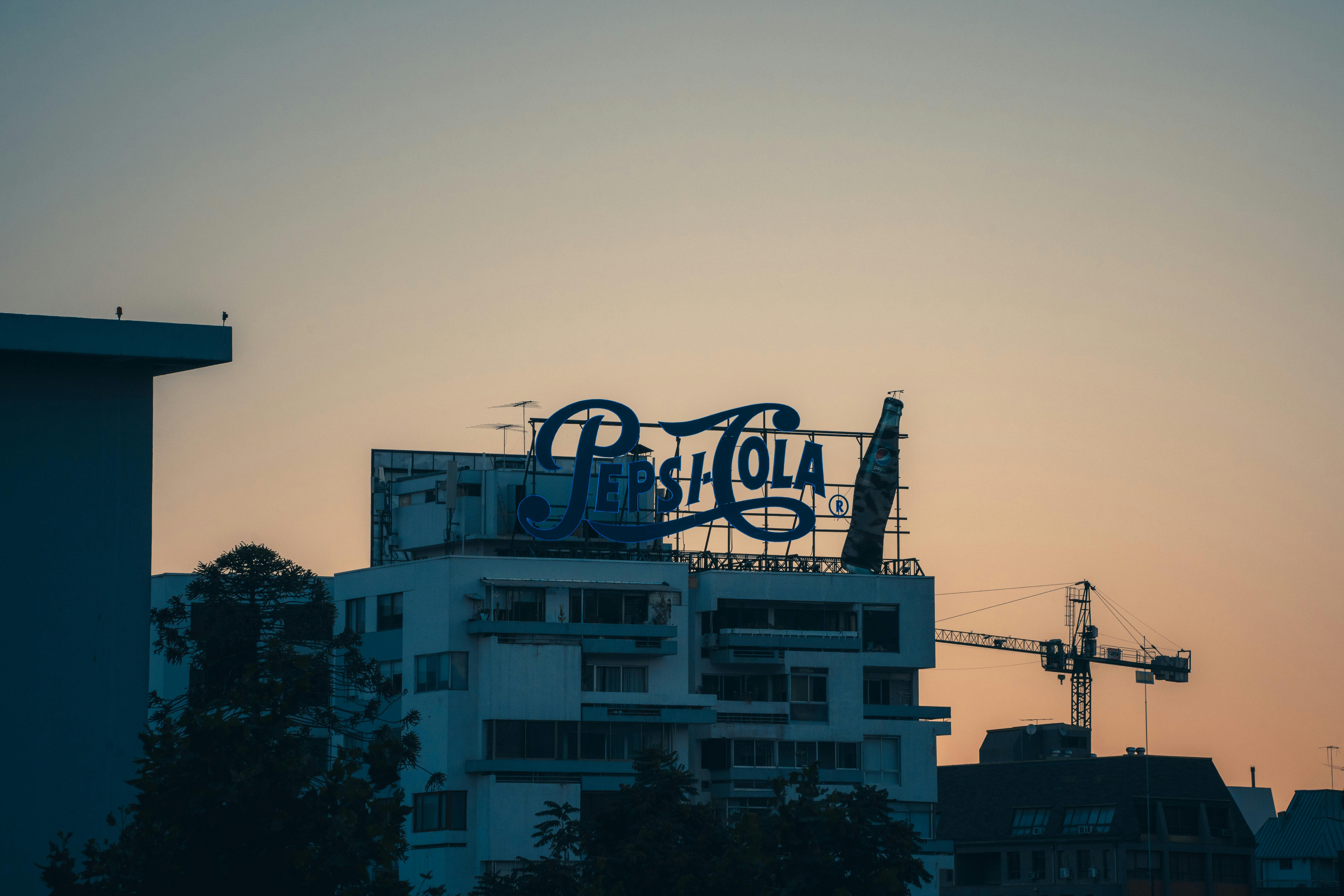 PepsiCo rooftop sign